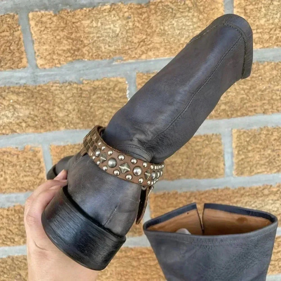 HOLLYWOOD TRADING COMPANY HTC biker boots 39 - Picture 4 of 16